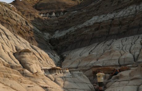 Hoodoos Trail, beautiful mountains near Drumheller.